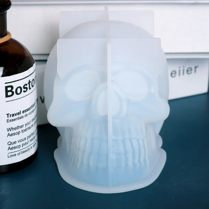 3D Skull Candle Silicone Mold