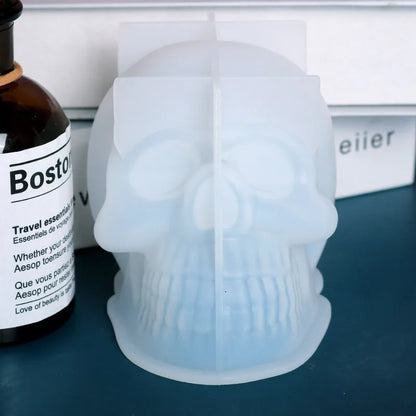 3D Skull Candle Silicone Mold