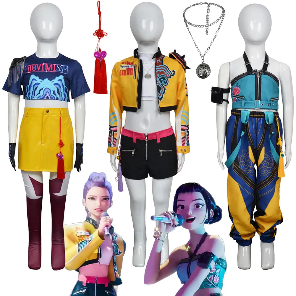 Fantasia KPop Rumi Zoey Cosplay Costume