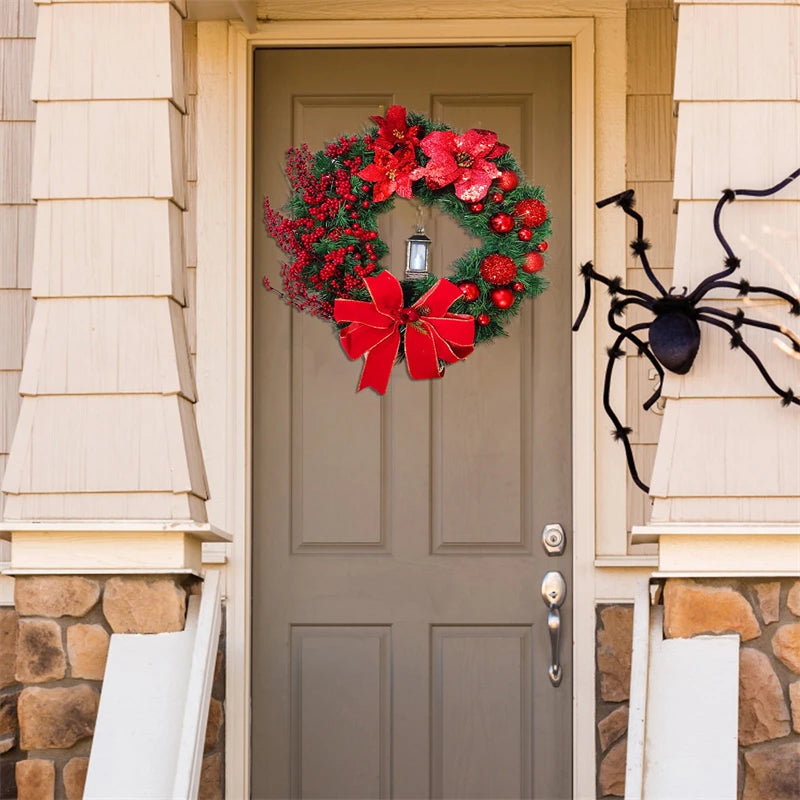 Red Christmas Wreath