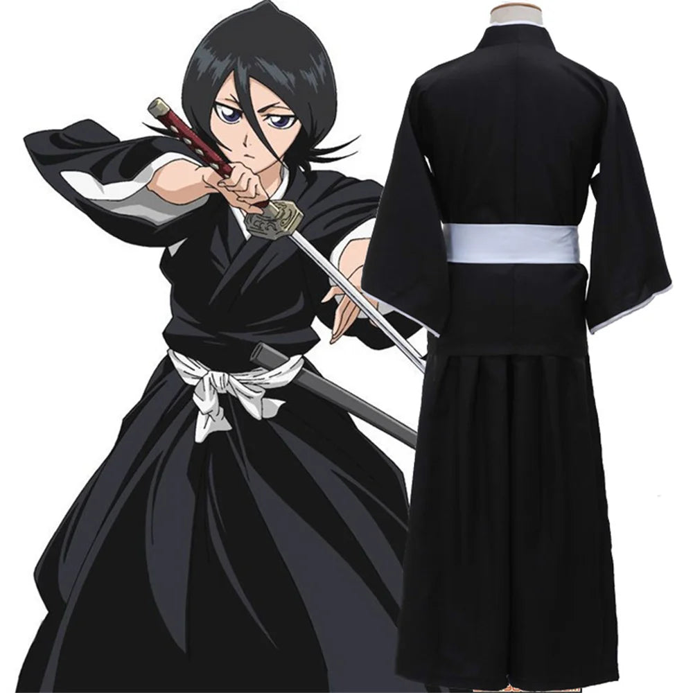 BLEACH Kuchiki Rukia Shinigami Cosplay Costume