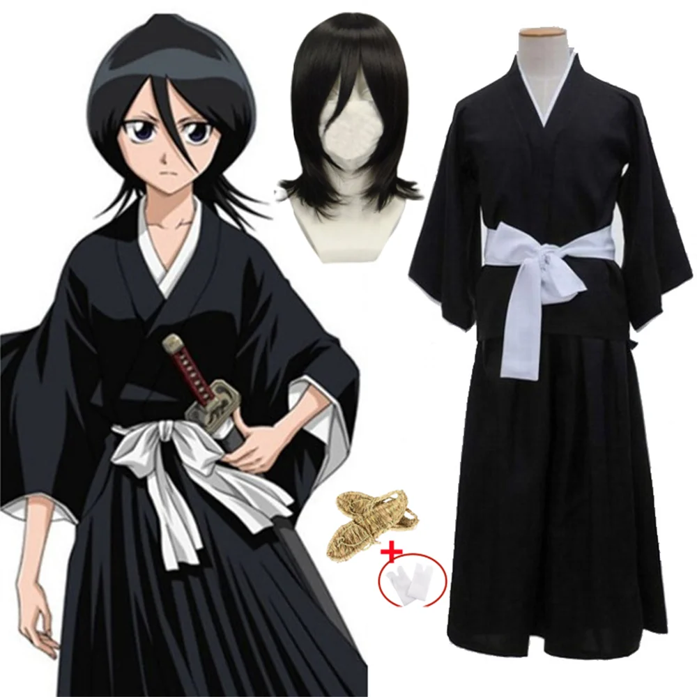 BLEACH Kuchiki Rukia Shinigami Cosplay Costume