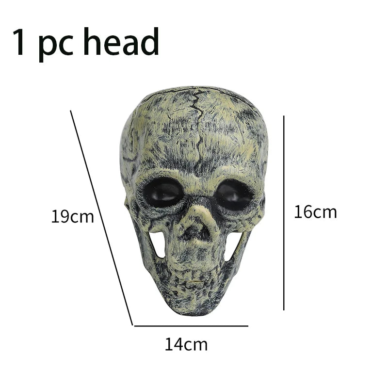 Skeleton Head Hands Halloween