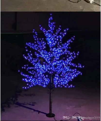 LED Cherry Blossom Christmas Tree Light – 1.5m Outdoor Lighting