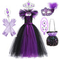 Maleficent Neck Dress Girls