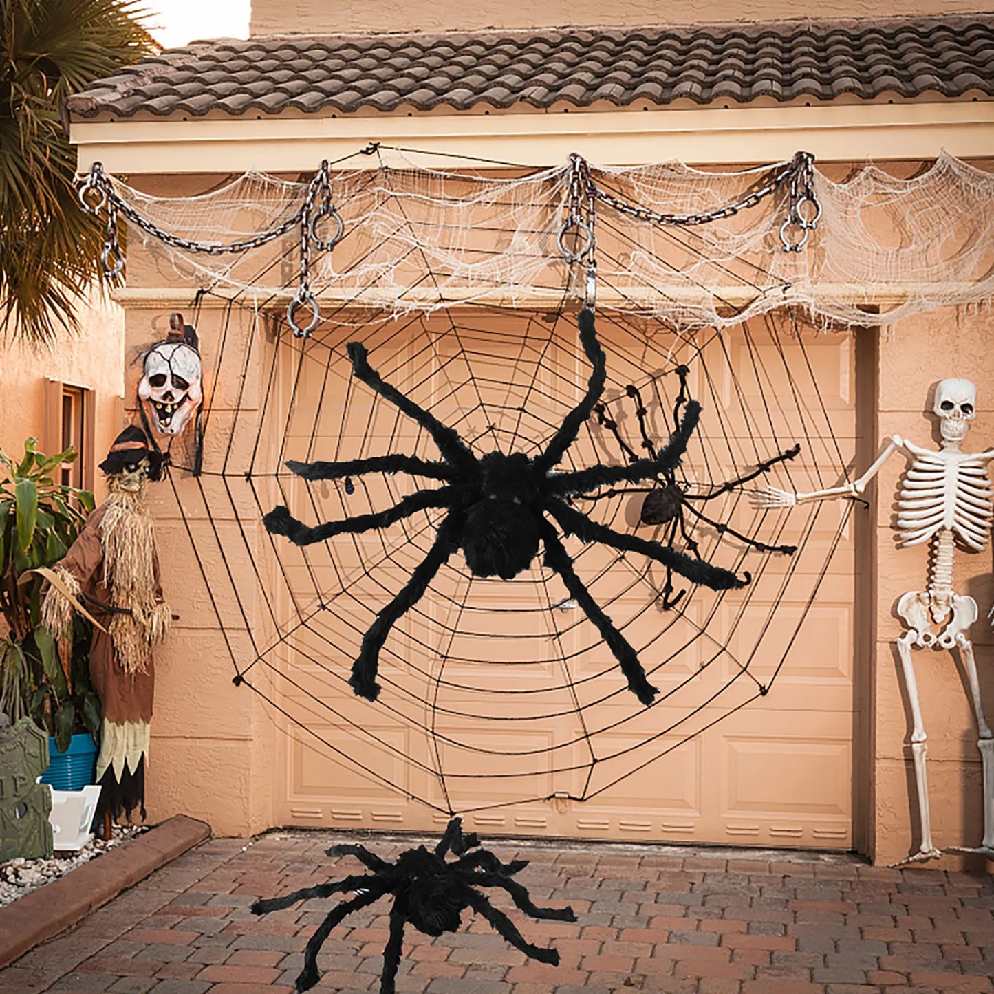 Giant Spider Web Halloween Decoration