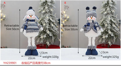 Large Christmas Snowman Dolls Decortion