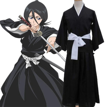 BLEACH Kuchiki Rukia Shinigami Cosplay Costume