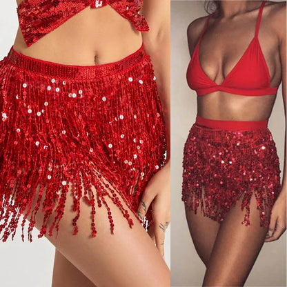 Latin Dance Hula Short Skirt Dress