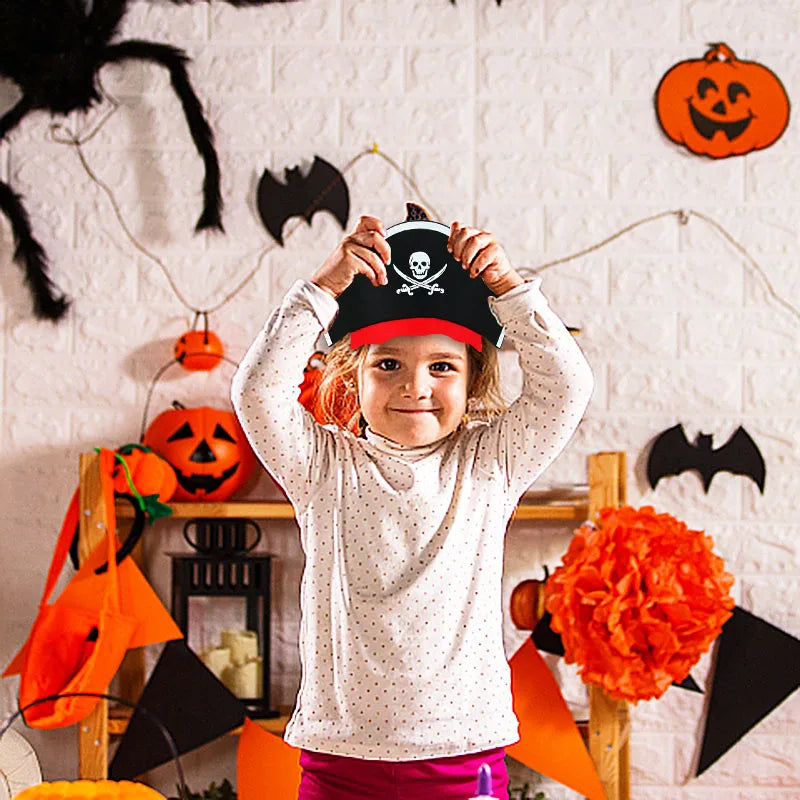 Pirate Hat For Kids 1/3/6pcs