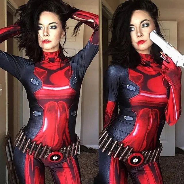 Lady Deadpool Cosplay Costume