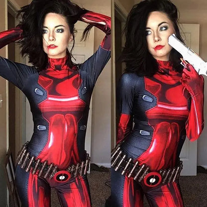 Lady Deadpool Cosplay Costume