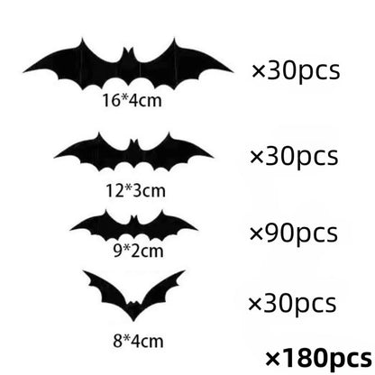 Halloween Bats 3D Wall Stickers