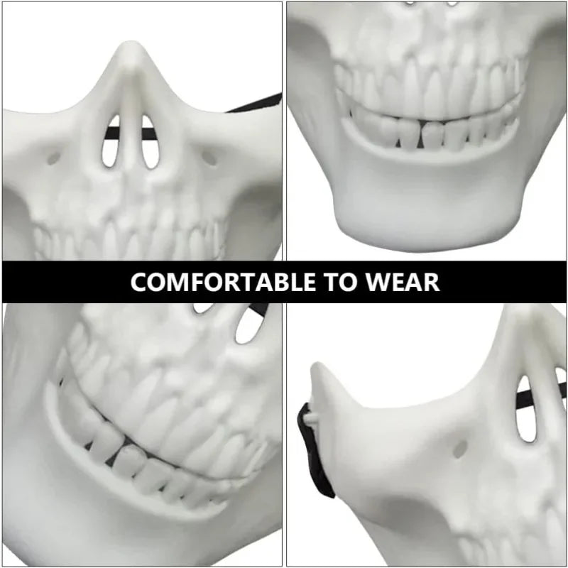 Half Face Skeleton Mask