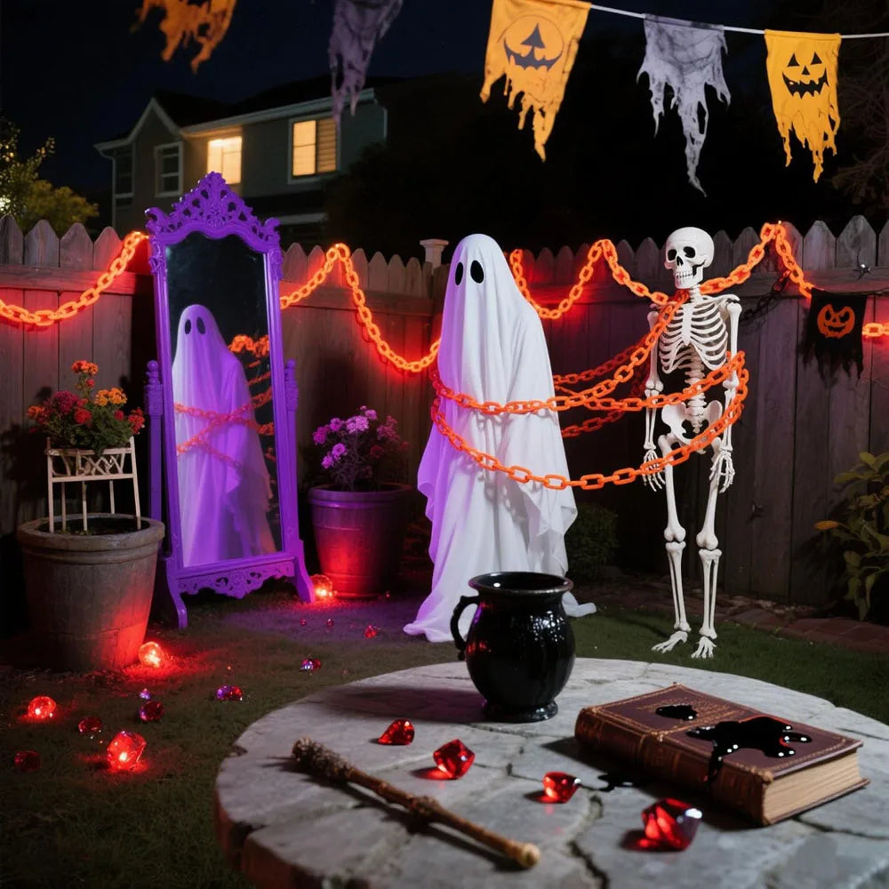 2/3M Halloween Plastic Chain Lights Props