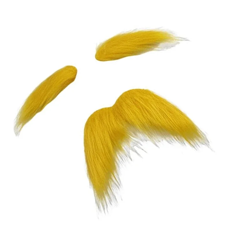 Yellow Mustache and Eyebrows