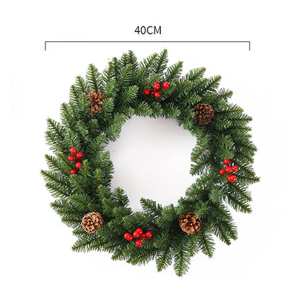 Christmas Wreath - Elegant Seasonal Decor - Decorative Wreath for Home & Holiday