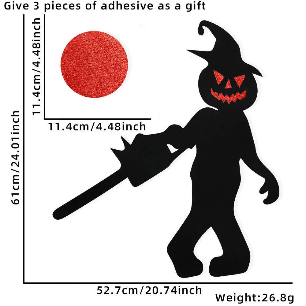 Halloween decoration room door stickers