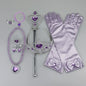 Girls Cosplay Elsa Anna Princess Crown Magic Wand Costume