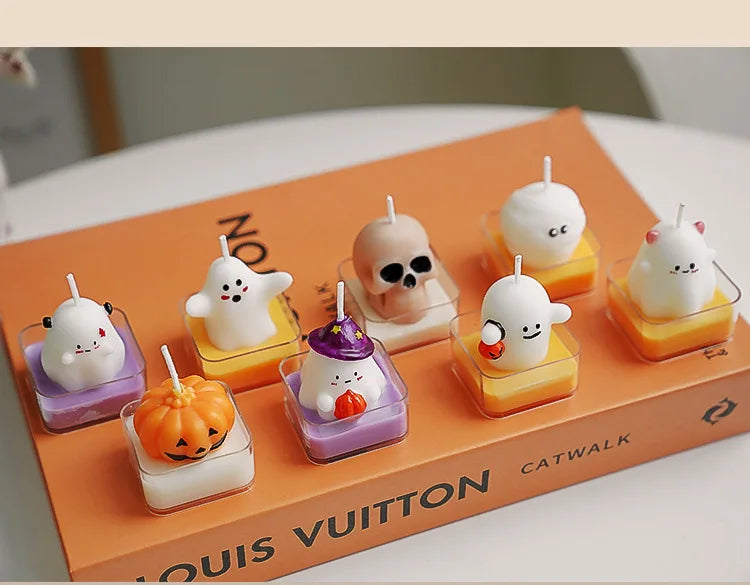 Halloween Fun Scented Candles - Handmade Decor for Home