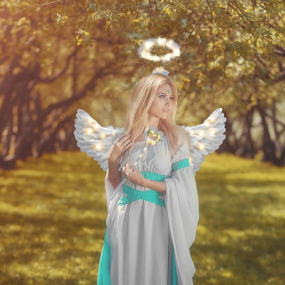 31.5" Angel wing halo and fairy wand