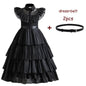 Wednesday Adams Cosplay for Girls Costume 2025