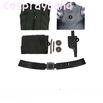 Black Doom Cosplay Costume Adult