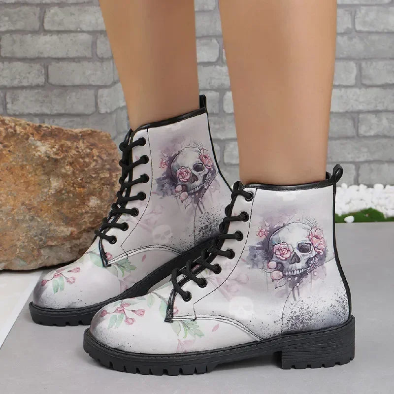 Women's Printed Short Boots Autumn/Winter