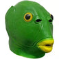 Cospaly Green Fish headed Monster Mask