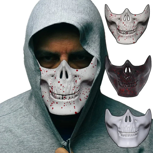 Half Face Skeleton Mask