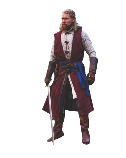 Open-Front Surcoat - Linen Medieval Overgarment Vikings Costume