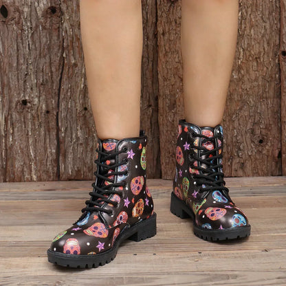 Women's Printed Short Boots Autumn/Winter