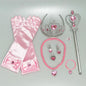 Girls Cosplay Elsa Anna Princess Crown Magic Wand Costume