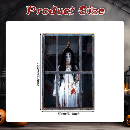 Halloween Window Cover Decorations