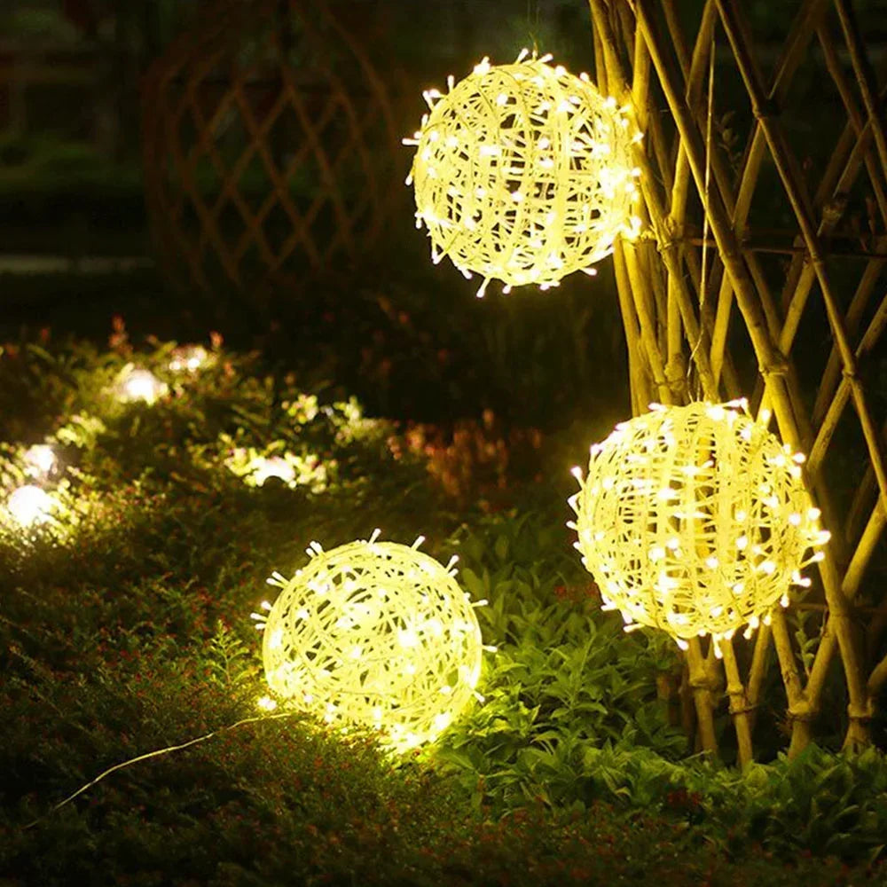 20/30CM Christmas Globe Fairy Light String Outdoor Lantern