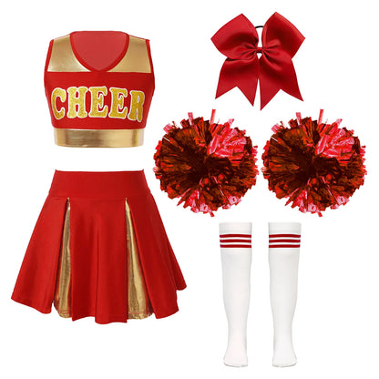 Girls Cheerleader Costume
