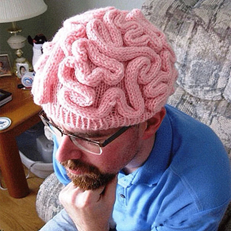 Brain Shaped Beanie For Adults and Children