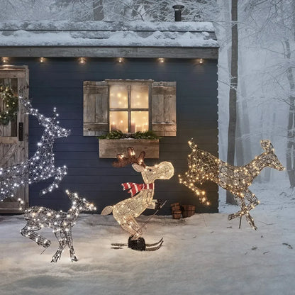 Deer Shaped Led Outdoor Yard Decorations For Christmas