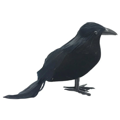1-6PCS Scare Black Feather Crow