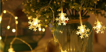 1.5/3m String Light - Snowflake Battery Powered Garland