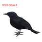 Simulation Fake Raven Bird Props