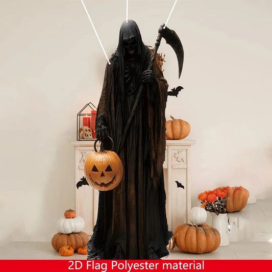 2D Halloween Horror Evil Pumpkin Man