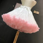 Women Flower Style Lolita Petticoats Tutu Puffy Cancan Skirt