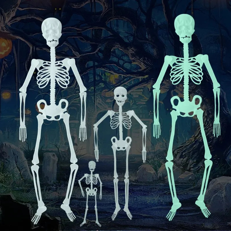 30/90/150CM Hanging Luminous Skeleton Full Body