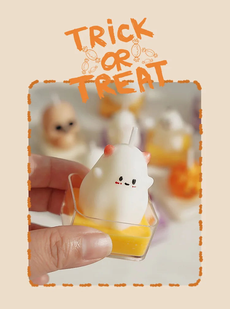 Halloween Fun Scented Candles - Handmade Decor for Home