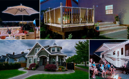 Solar Outdoor String Lights 100/150m -Waterproof Garlands