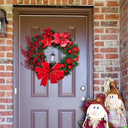 Red Christmas Wreath