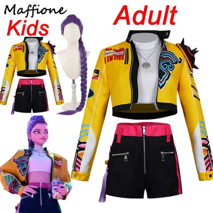 Adult Kids Rumi Demons Hunter of KPop Suit