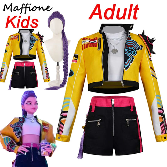 Adult Kids Rumi Demons Hunter of KPop Suit