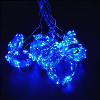 LED Curtain Fairy Lights 8 Lighting Modes Christmas Decoration